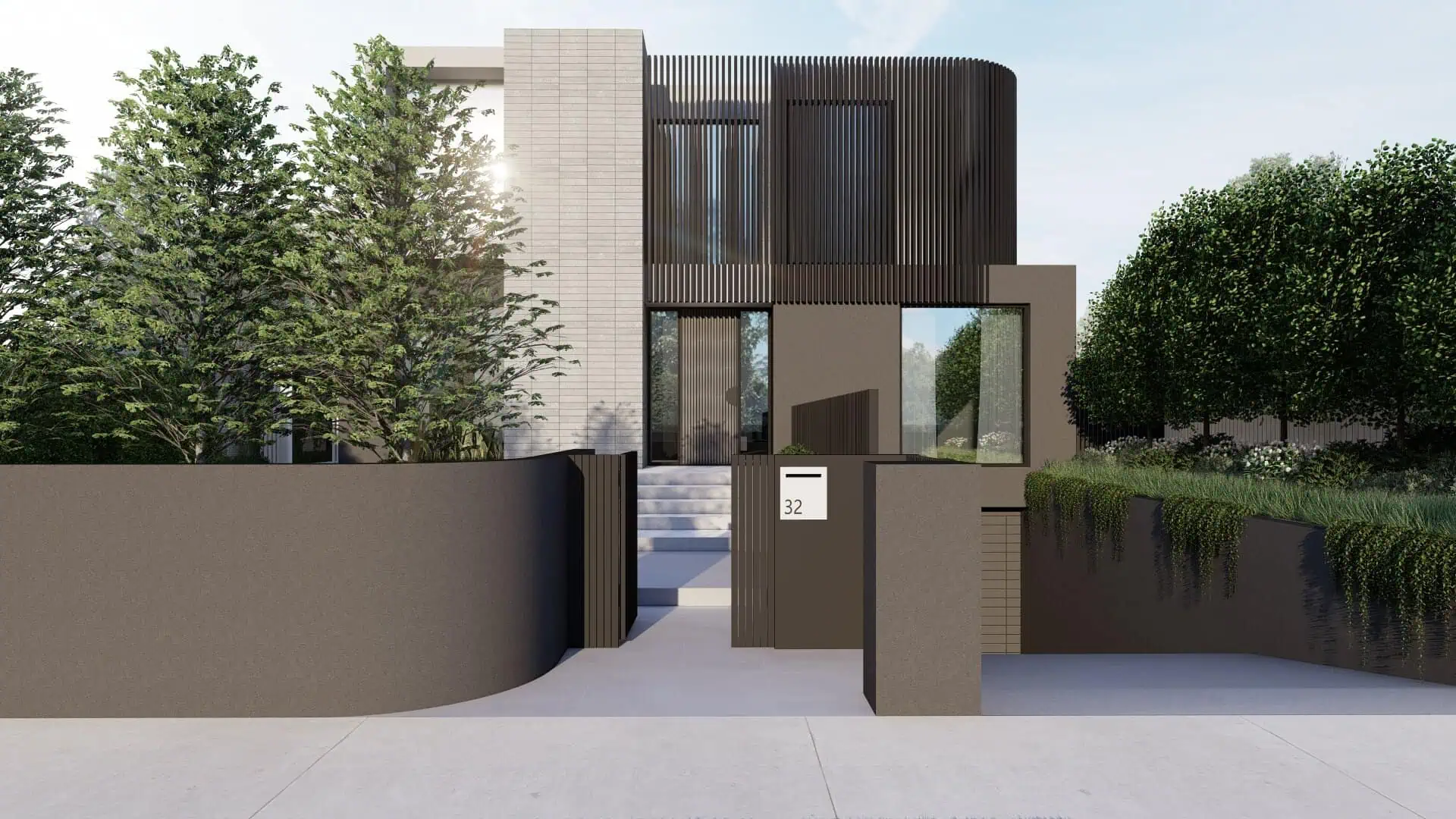 cole kew front of multi-storey house